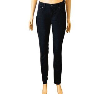 Black Straight Skinny Leg Jeans 4 Old Navy Sweet Heart Mid Rise Stretch Pants